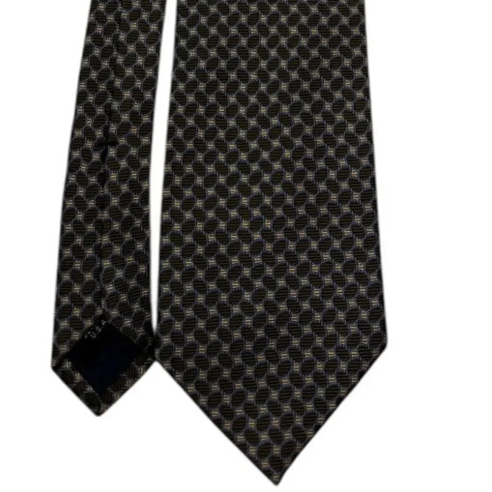JERMYN ST. W.I. 100% Silk Oval Print Men's Tie